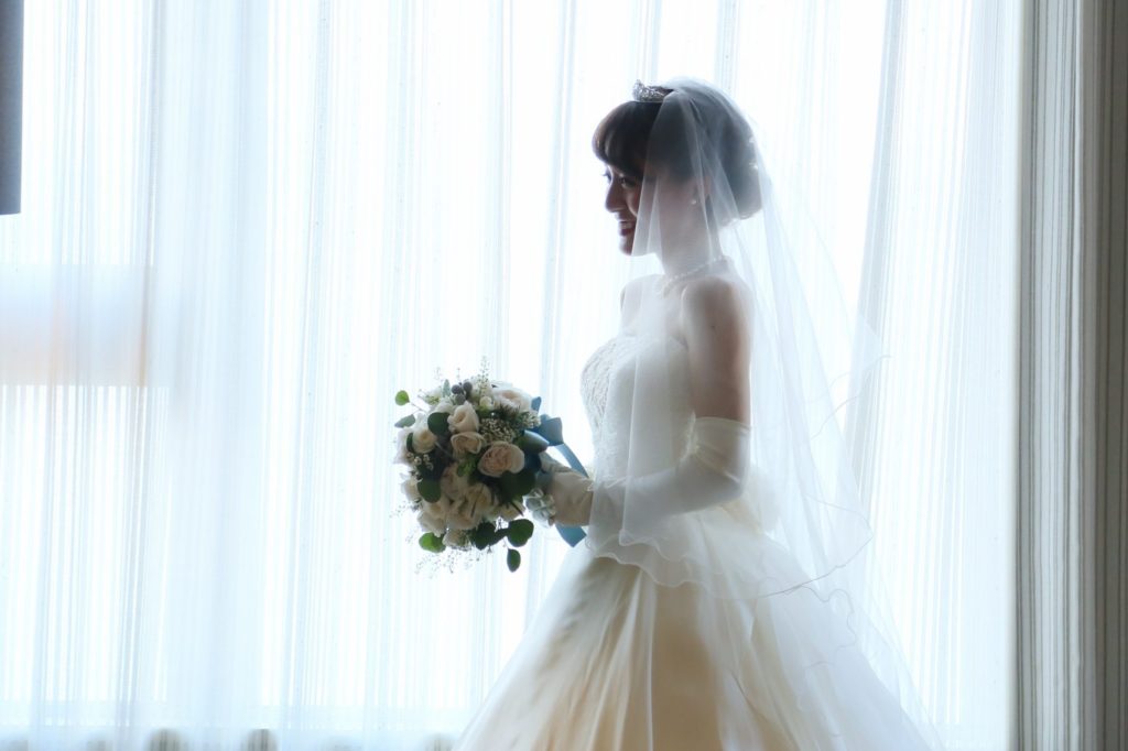 With コロナ 変化したドレス選び ウエディングドレス ブライダルギャラリー福茂